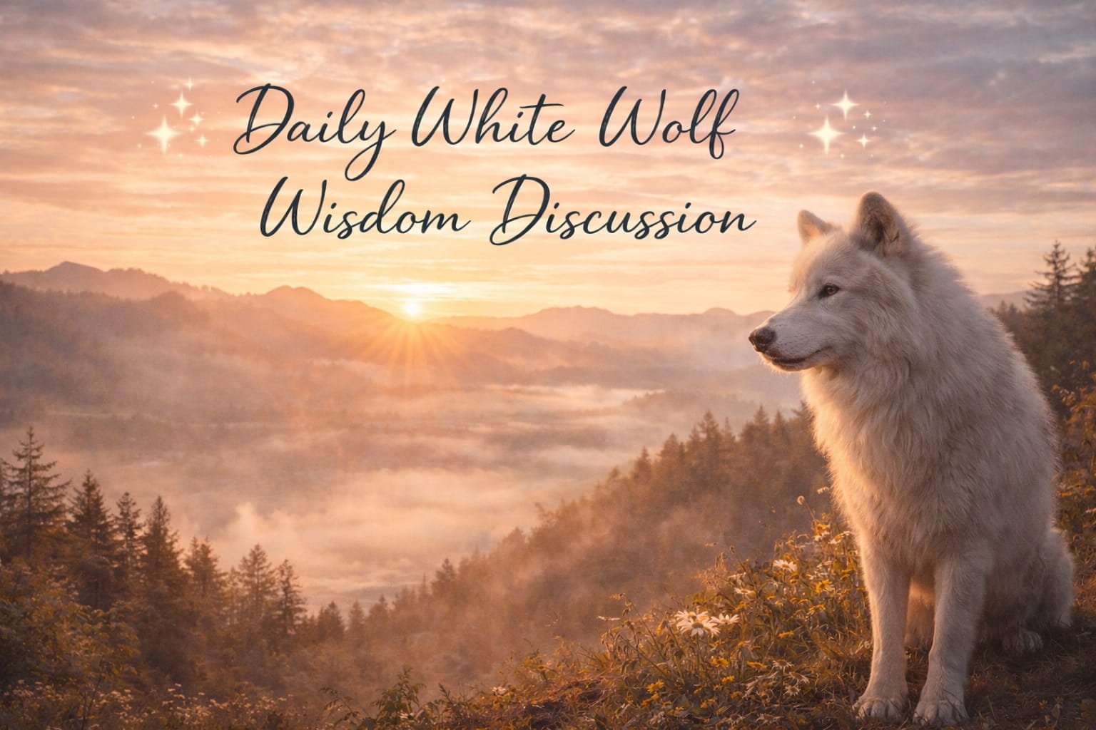 ✨ Daily White Wolf Wisdom Discussion