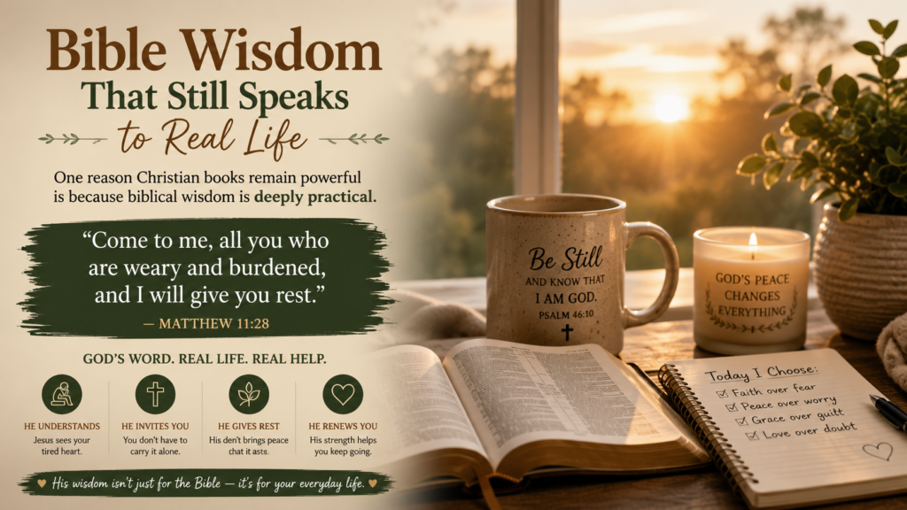 Bible Wisdom That Still Speaks to Real Life