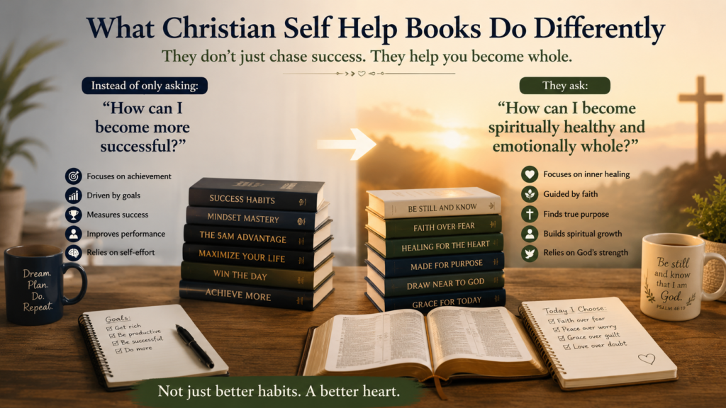 What Christian Self Help Books Do Differently